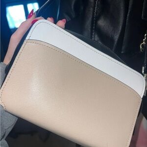 Kate Spade Black, White, and Tan Crossbody Bag